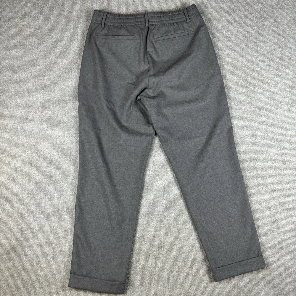 NWT Banana Republic Mens 31x30 Tapered Fit Pull On Pants Gray Stretch